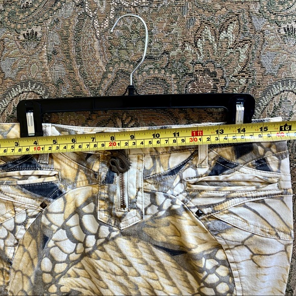 COPY - Just Cavalli Jean Skirt Size 44 US 8 Midi Low Rise - Picture 15 of 16